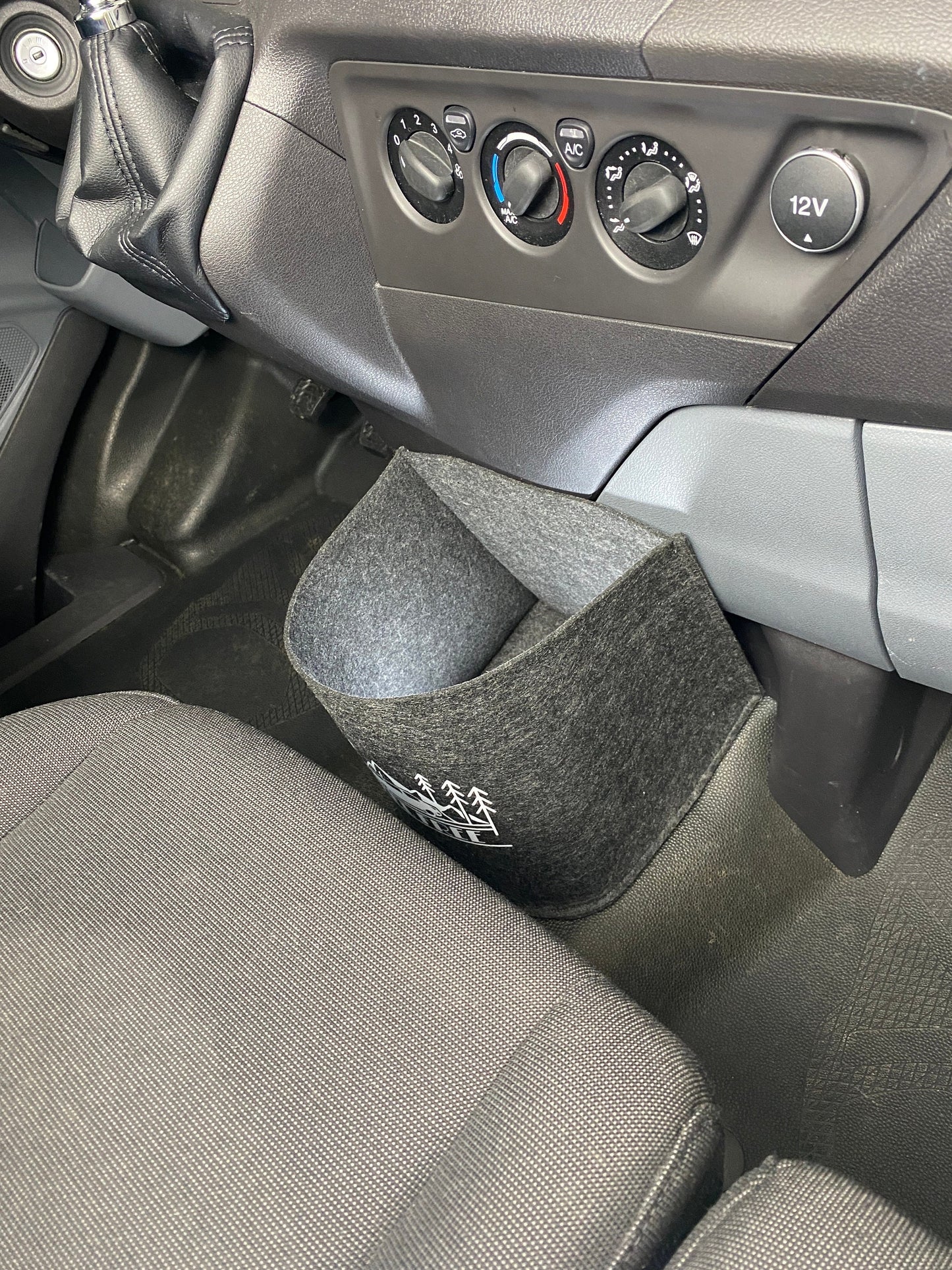 Ford Transit Custom Cockpit Filztasche in Anthrazit >> Organizer - Aufbewahrung für vieles "NEU"