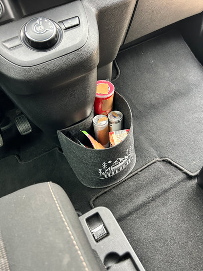 Arela Cockpittasche Anthrazit für Toyota Proace Verso, Peugeot Traveller, Citroën Spacetourer, Opel Zafira Life. Van Organizer