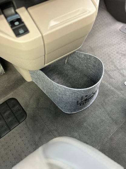 VW T7 Bulli Cockpit Filztasche in Dunkelgrau für California Beach, Coast, Multivan >> Aufbewahrung für vieles "NEU" (Kopie)