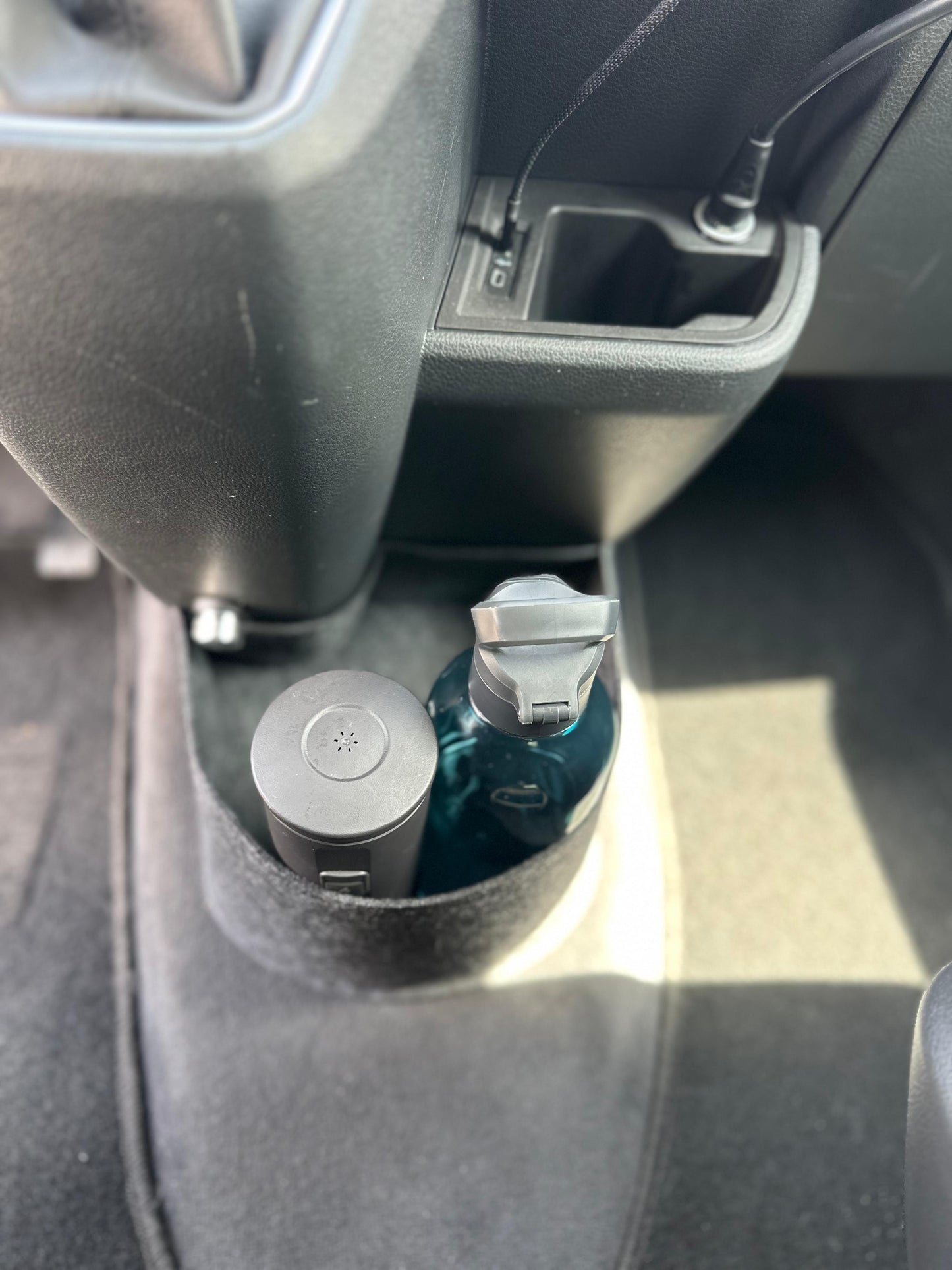 Vw T6.1 Bulli mit  BEARLOCK Cockpit Filztasche in Anthrazit für California Beach, Coast, Multivan >> Aufbewahrung für vieles "NEU"