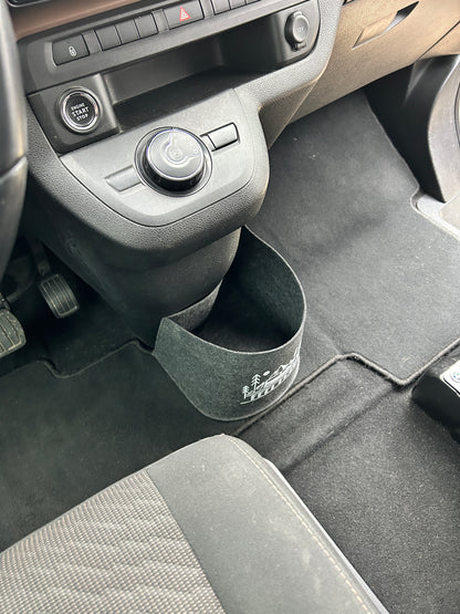 Arela Cockpittasche Anthrazit für Toyota Proace Verso, Peugeot Traveller, Citroën Spacetourer, Opel Zafira Life. Van Organizer