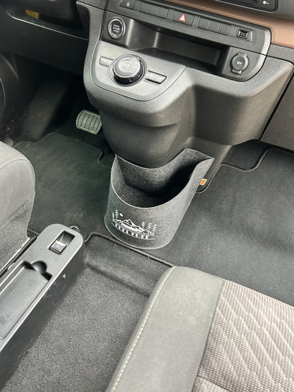 Arela Cockpittasche Anthrazit für Toyota Proace Verso, Peugeot Traveller, Citroën Spacetourer, Opel Zafira Life. Van Organizer