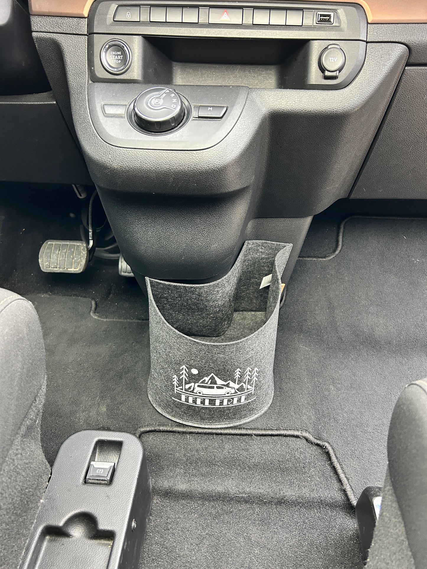 Arela Cockpittasche Anthrazit für Toyota Proace Verso, Peugeot Traveller, Citroën Spacetourer, Opel Zafira Life. Van Organizer