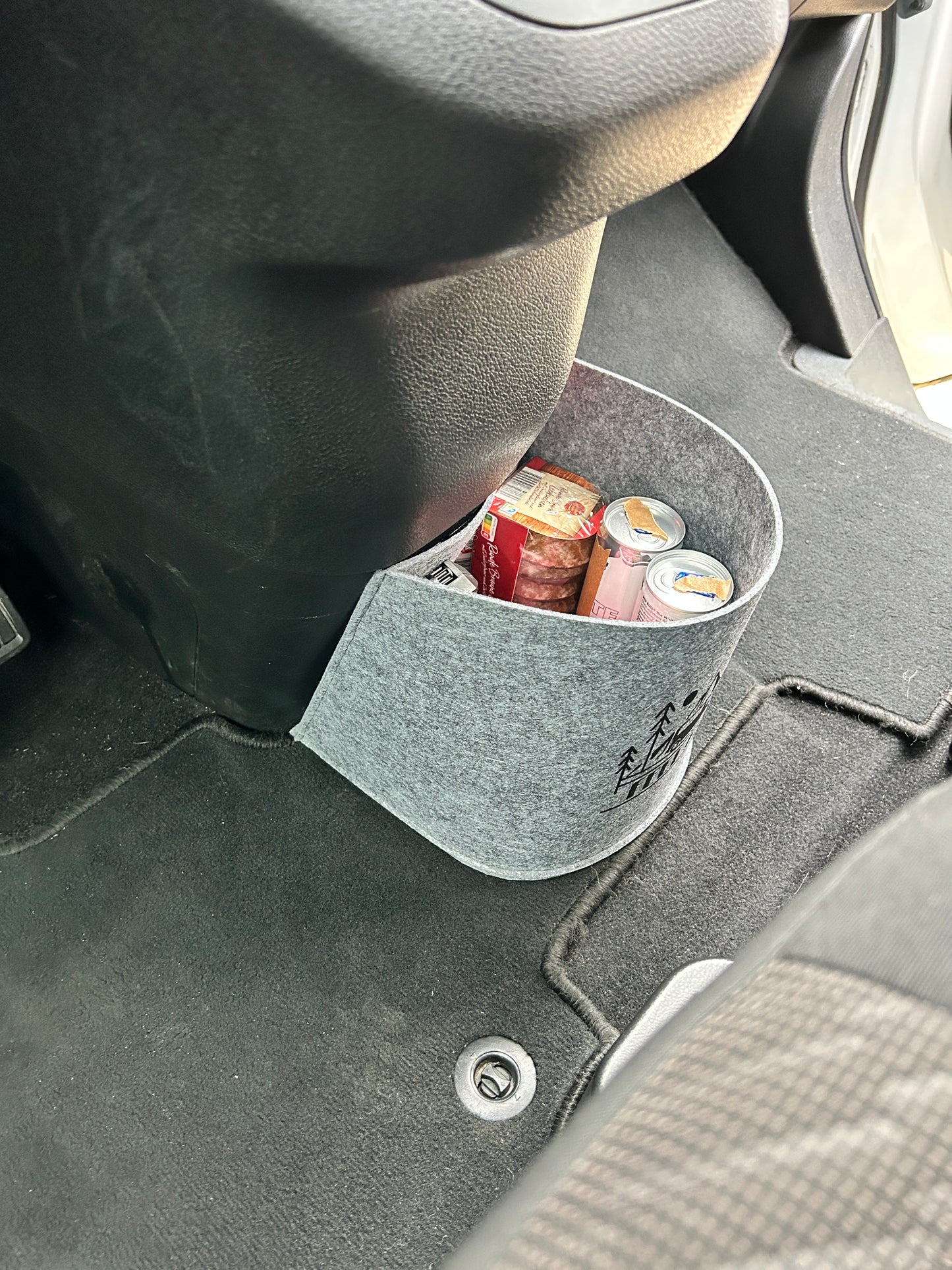 Arela Cockpittasche Dunkelgra für Toyota Proace Verso, Peugeot Traveller, Citroën Spacetourer, Opel Zafira Life. Van Organizer