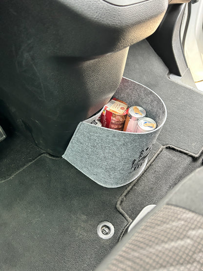 Arela Cockpittasche Dunkelgra für Toyota Proace Verso, Peugeot Traveller, Citroën Spacetourer, Opel Zafira Life. Van Organizer