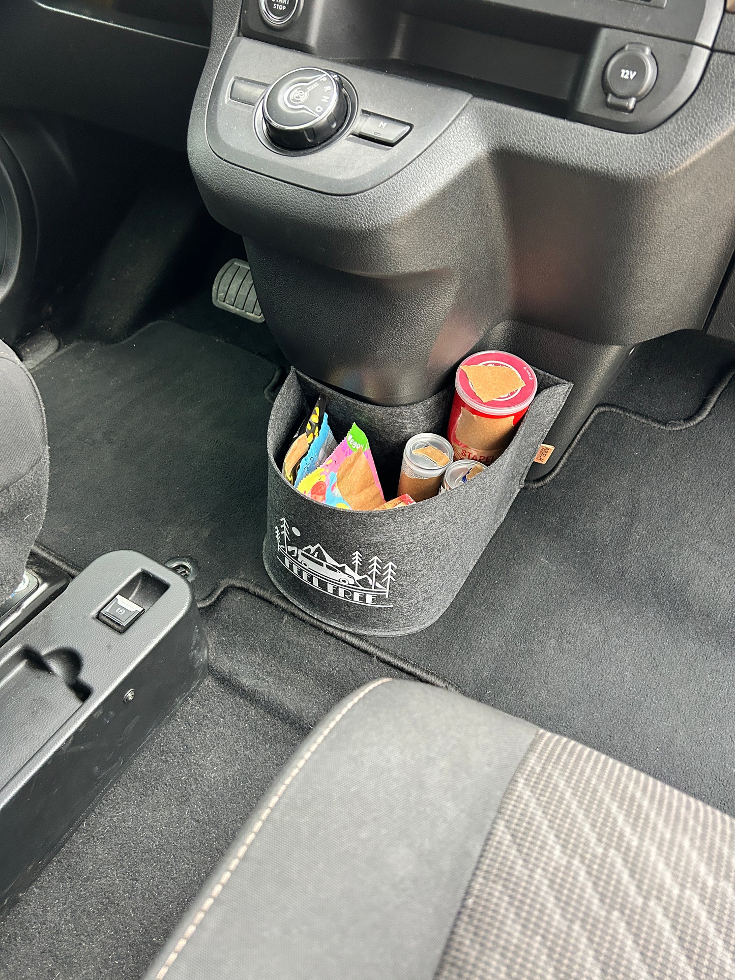 Arela Cockpittasche Anthrazit für Toyota Proace Verso, Peugeot Traveller, Citroën Spacetourer, Opel Zafira Life. Van Organizer