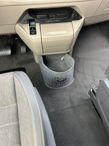 VW T7 Bulli Cockpit Filztasche in Dunkelgrau für California Beach, Coast, Multivan >> Aufbewahrung für vieles "NEU" (Kopie)