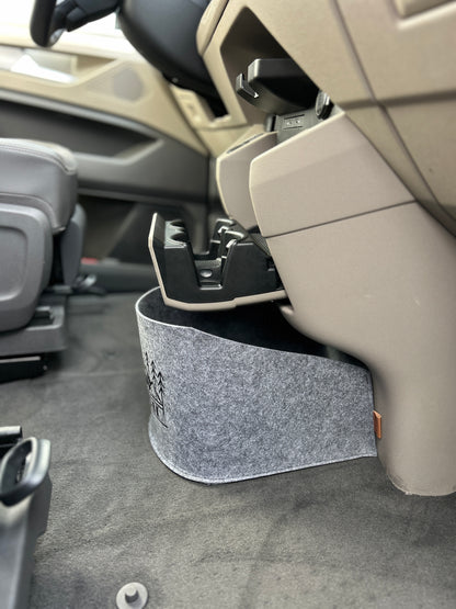 VW T7 Bulli Cockpit Filztasche in Dunkelgrau für California Beach, Coast, Multivan >> Aufbewahrung für vieles "NEU" (Kopie)