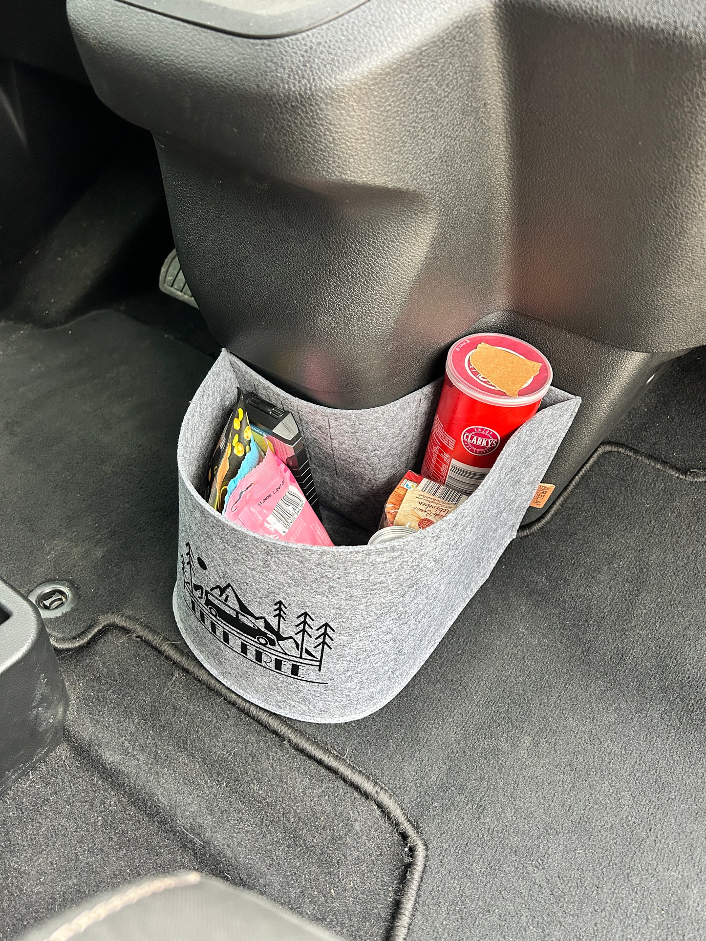 Arela Cockpittasche Dunkelgra für Toyota Proace Verso, Peugeot Traveller, Citroën Spacetourer, Opel Zafira Life. Van Organizer