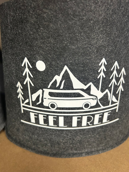 VW T7 Bulli Cockpit Filztasche in Dunkelgrau für California Beach, Coast, Multivan >> Aufbewahrung für vieles "NEU" (Kopie)