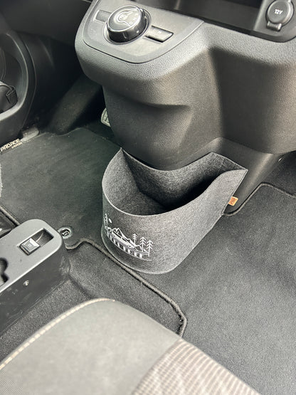 Arela Cockpittasche Anthrazit für Toyota Proace Verso, Peugeot Traveller, Citroën Spacetourer, Opel Zafira Life. Van Organizer