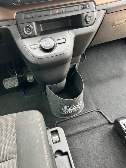 Arela Cockpittasche Anthrazit für Toyota Proace Verso, Peugeot Traveller, Citroën Spacetourer, Opel Zafira Life. Van Organizer