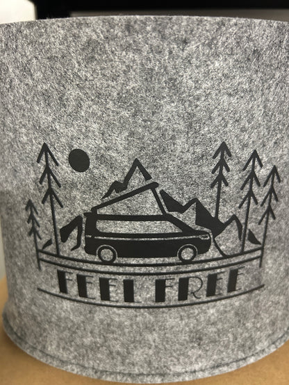 VW T7 Bulli Cockpit Filztasche in Dunkelgrau für California Beach, Coast, Multivan >> Aufbewahrung für vieles "NEU" (Kopie)