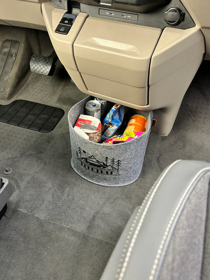 VW T7 Bulli Cockpit Filztasche in Dunkelgrau für California Beach, Coast, Multivan >> Aufbewahrung für vieles "NEU" (Kopie)