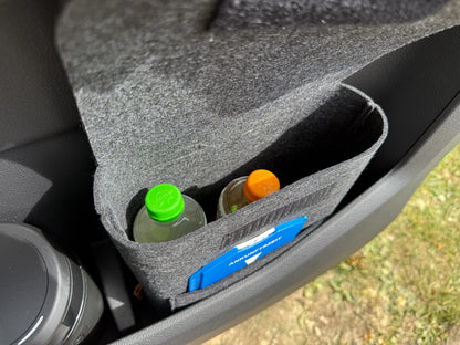 Arela Cockpitbag Türtaschen im 2er Set in Anthrazit.
