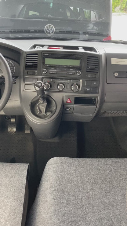 Vw T6 Bulli Cockpit Filztasche in Anthrazit für Transporter, Caravelle >> Aufbewahrung für vieles "NEU"