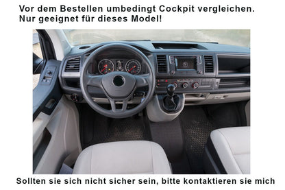 Vw T6 Bulli Cockpit Filztasche in Anthrazit für Transporter, Caravelle >> Aufbewahrung für vieles "NEU"